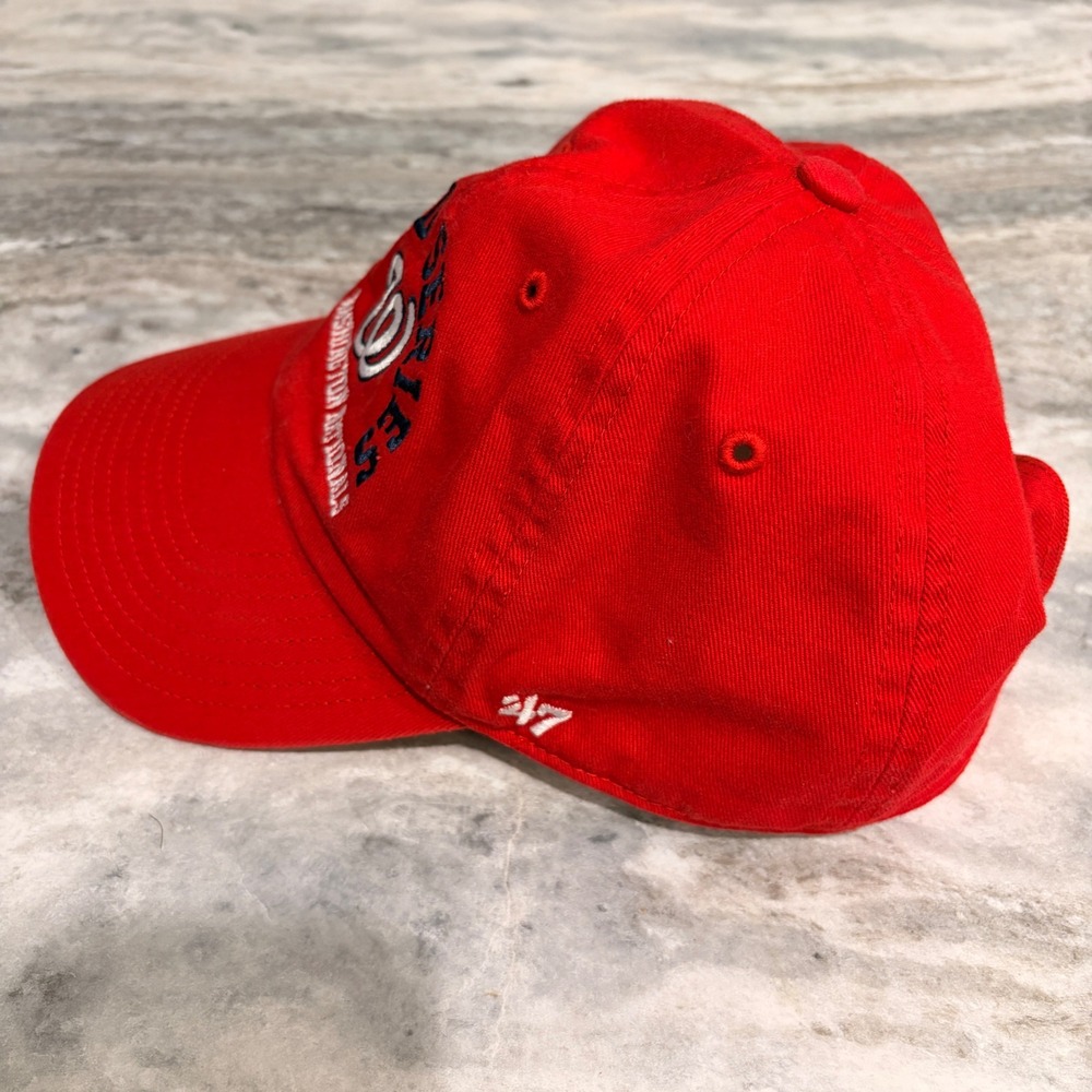 47 Brand Washington Nationals 2019 World Series Hat Red Adjustable Baseball Cap - Picture 2 of 10
